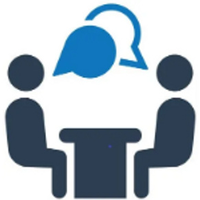 Cartoon with speech bubbles