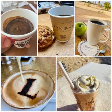 An Egyptian coffee sampling!