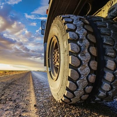 tires on road