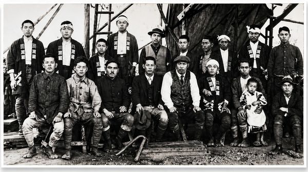 Chutaro Kawada, founder of Kawada Ironworks, photographed during the early years of the company