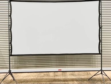 big sized projector screen