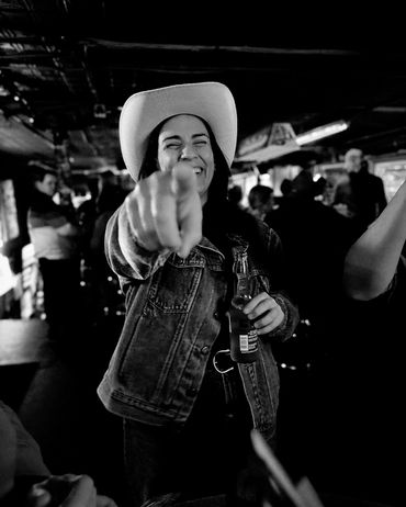 Queer country musician Mercy Bell in Nashville. Photo by Tyler Easter.