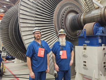 Prairie Island Nuclear Plant - Low Pressure Steam Turbine (it weighs 266,000#).