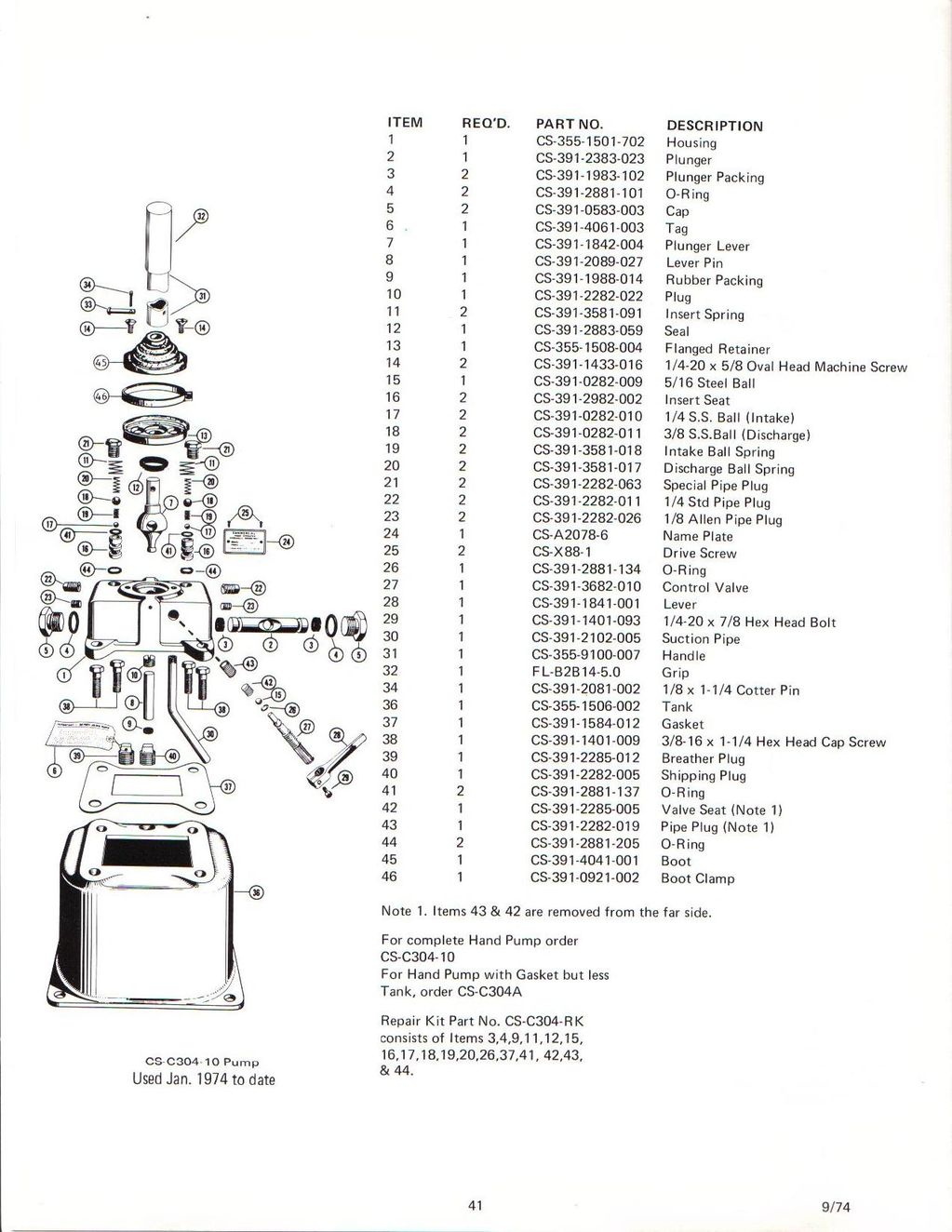 C-304 Hydraulic Pump Diagram