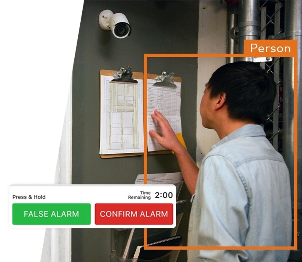 Verify false alarms with your business security cameras