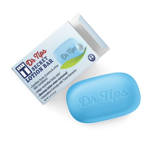 Dr Tips Secret Lotion Bar soap with moisturizing formula and skin benefits.