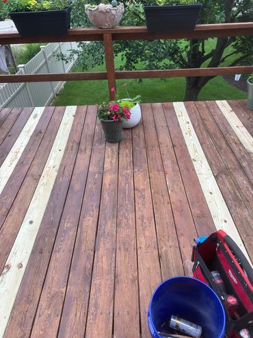 Deck repair!