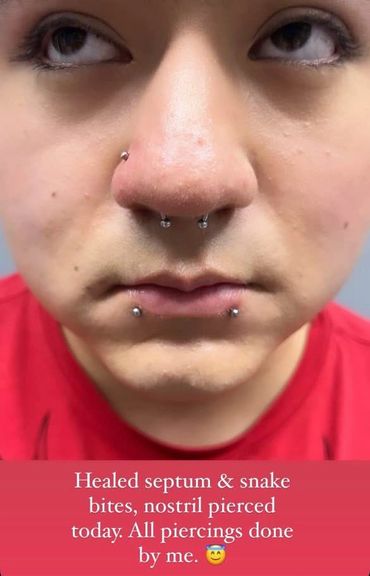 Super cool snake bite piercings near me