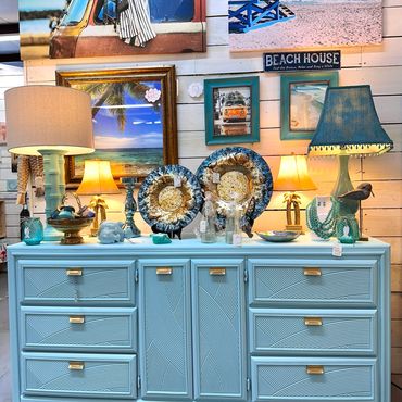 Vintage furniture inventory similar to items found in Florida estate sales