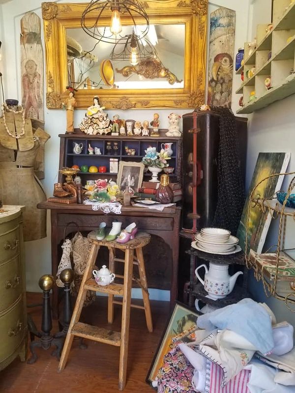 We are the tiniest antique store in Downtown Las Vegas! 