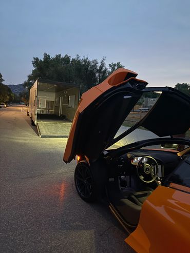 Long and short distance enclosed trailer