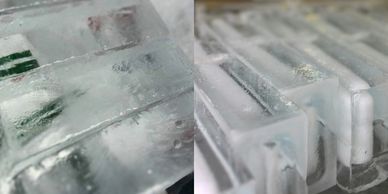 น้ำแข็งก้อน ตัดขนาดพอดีใช้