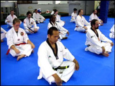 Adult Meditation at H.K. Lee Academy of TaeKwonDo, Herndon-Reston, Virginia