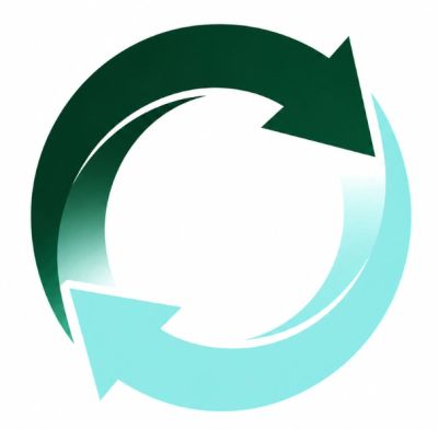 Transformation with two circular arrows forming a cycle.