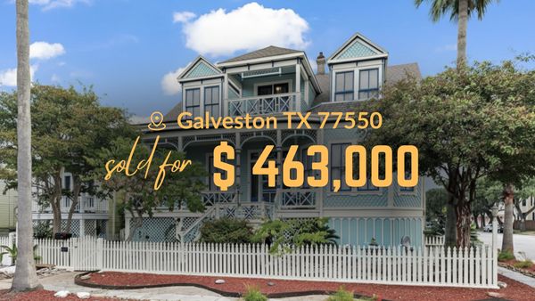 Stunning Victorian home in Galveston, featuring 3 bedrooms and classic 1892 charm. Recently sold.