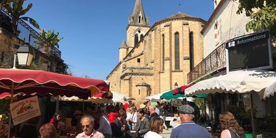 Praysacc Market, near Cahors, South West France