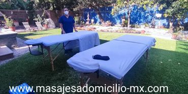 MASAJE RELAJANTE EN JARDIN