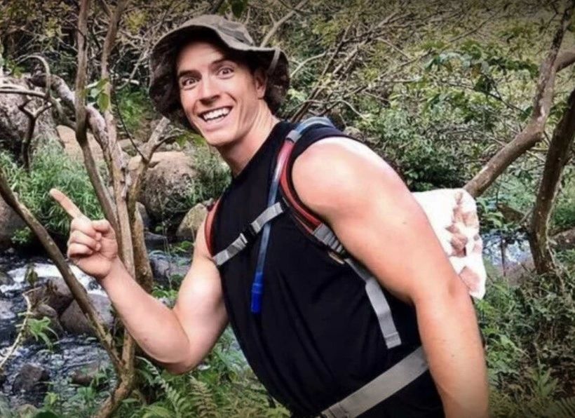 Bryan hiking in Hawaii