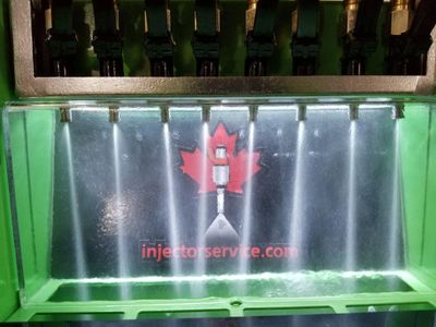 GDI Injector Atomization Spray Pattern Testing