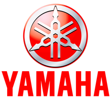 Yamaha Marine Outboard Logo Red & Silver