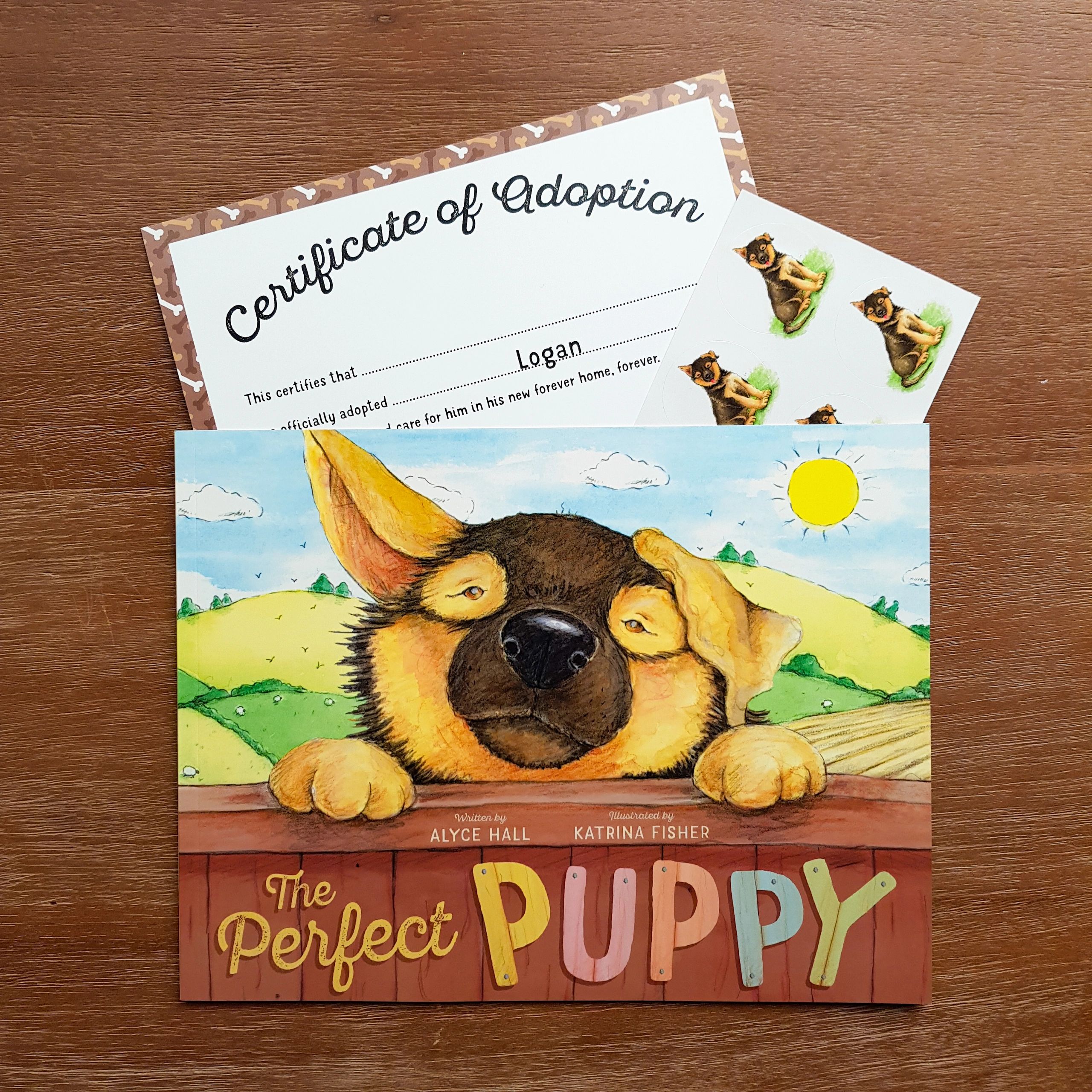 children's picture book The Perfect Puppy and free gifts