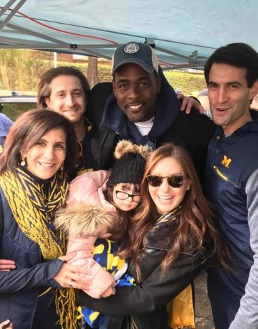 Mike Leach and Family with Chris Webber