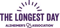 The Longest Day Alzheimer's Association logo in purple.