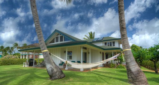 Maluhia ma ka Honua is a three bedroom/four bathroom vacation rental home in sunny Poipu Beach