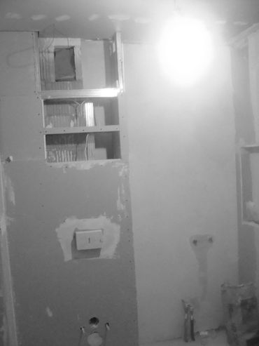 Preparation for toilet installation