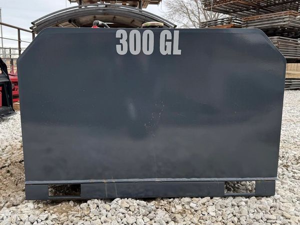 Large black container with 300 GL label.
