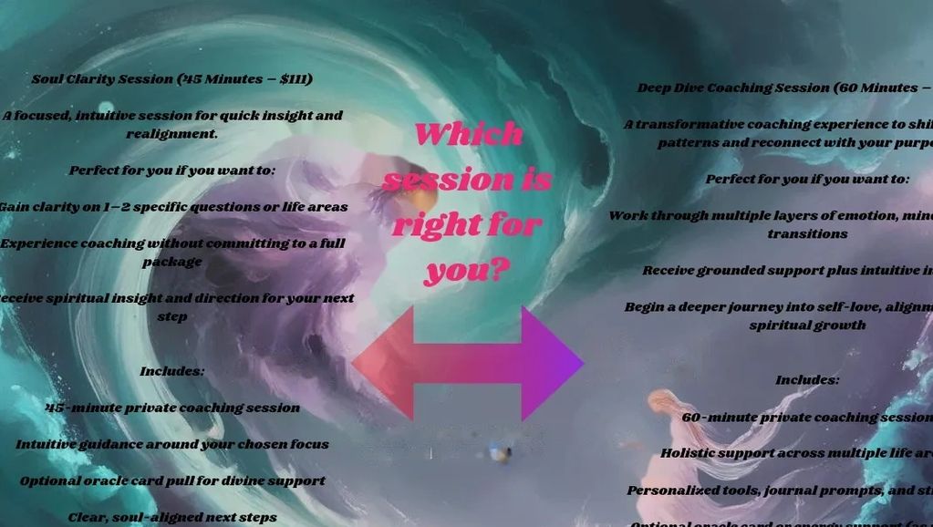 Soul Clarity: 45-min focused session with oracle card insight for quick clarity and direction
