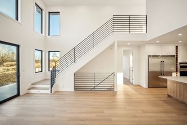 Staircase with natural light