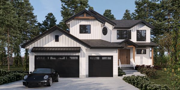 Rendering of custom private estate single family home launch homes