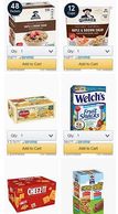 Examples of breakfast and snacks that Erin's Angels send home