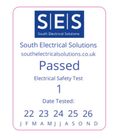 SES PAT testing labels