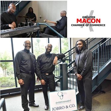 "Jobro&CO" performing at a Greater Macon Chamber of Commerce sponsored Navicent after hours event.