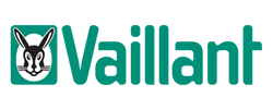 Vaillant logo featuring a stylized rabbit head and green text.