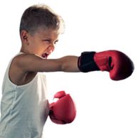 Kid boxing