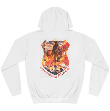 P.O.P. Badge Hoodie Back View
