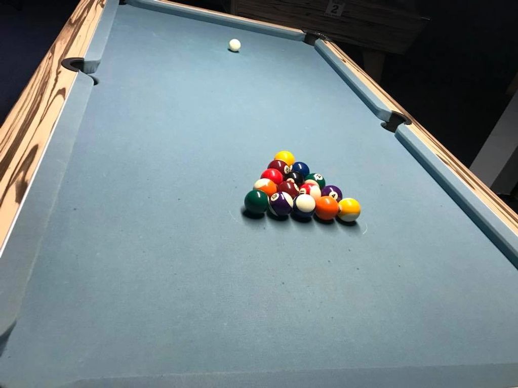 Two pool tables are located in the Ground Floor Pool Room
Various Pool Balls are available