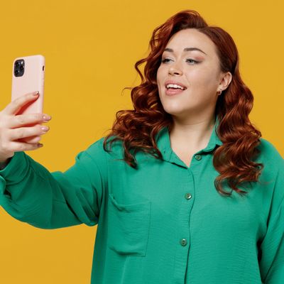 How to record your videos - woman with mobile phone