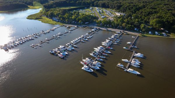 Aerial Marina Image -  Goose Bay Marina & Campground - Welcome, MD - Oasis Marinas