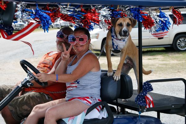 Fourth of July Golf Cart Parade -  Goose Bay Marina & Campground - Welcome, MD - Oasis Marinas