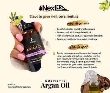 Experience the transformative power of argan oil for healthier, more nourished nails.