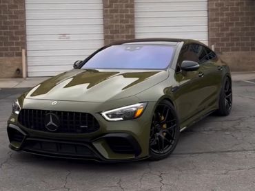 mercedes with color infused paint protection film in salt lake city