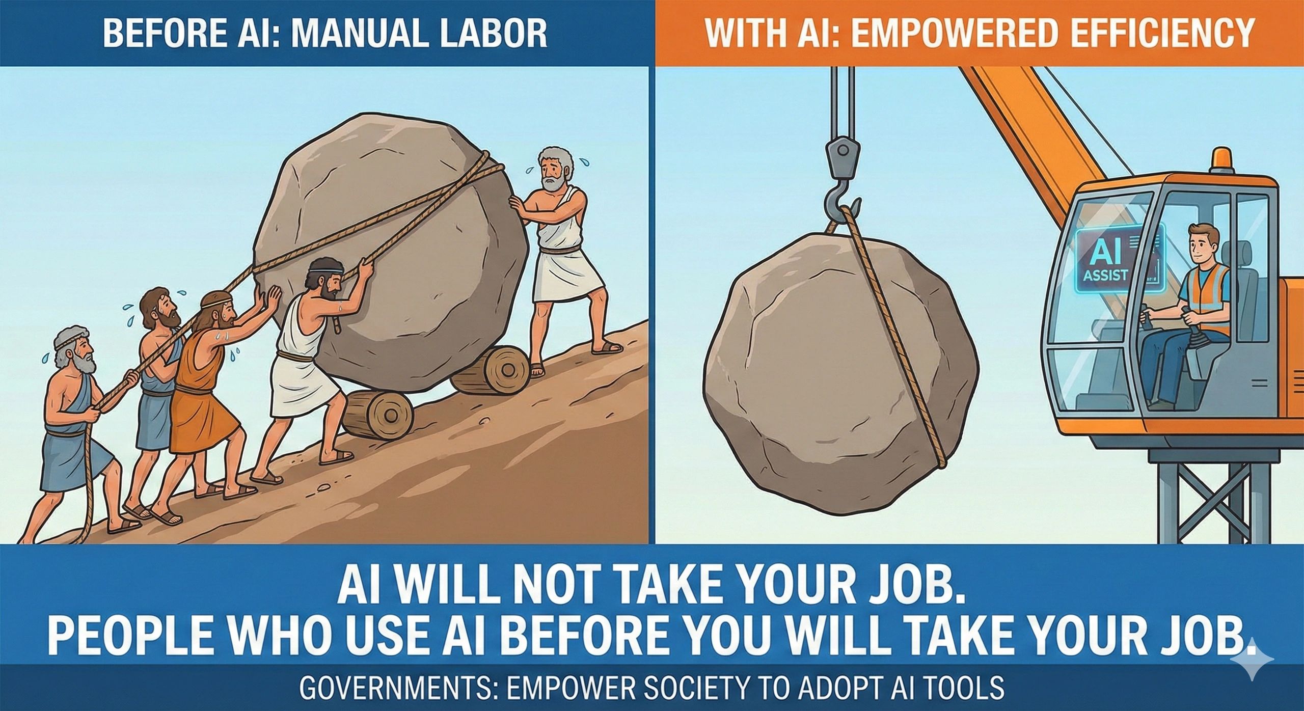 AI will save your job.