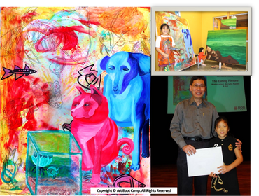 9-year-old. Highly Commended Award, 28th UOB Painting-of-the-Year Competition.