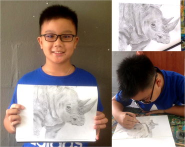 12-year-old. On-the-spot Live drawing: under 120mins. Direct School Admission (DSA) Award Recipient.