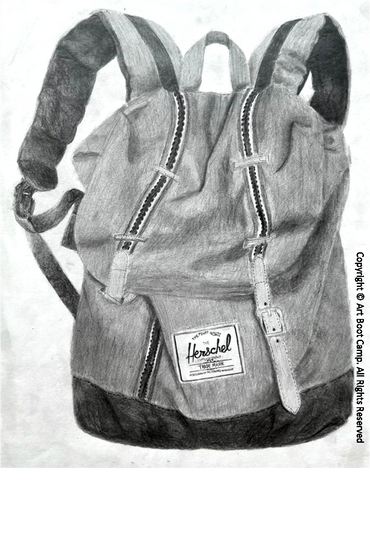 12-year-old. Still-life Observational Drawing. Direct School Admission (DSA) award recipient.