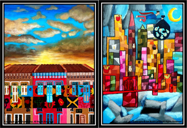 12-year-old. Imaginative Paintings (Acrylic). Direct School Admission (DSA) award recipient.